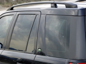  Рейлинги для Land Rover Discovery 3  черные, алюм. опоры
