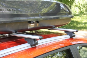 Багажник для Great Wall Hover H5 с интегрированными рейлингами  (пр. Атлант, арт. 8811+8828)