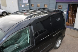 Рейлинги для Volkswagen Caddy Maxi с 2008 черные