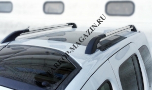 Оригинальные рейлинги для Renault Kangoo с 2008 по наст. время, серые
