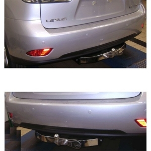 Фаркоп для Lexus RX 350 с 2009 по 2018 с нержавеющей накладкой