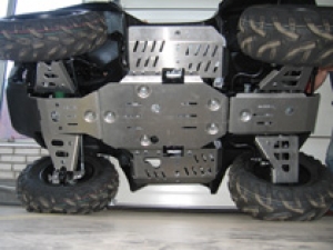 Защита порогов для квадроцикла Suzuki Kingquad (2007-09)