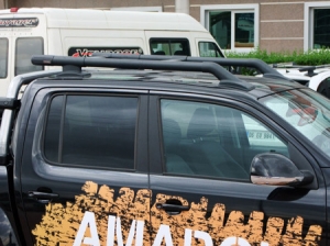 Рейлинги для Volkswagen Amarok, темно-серые