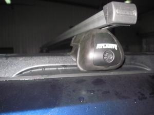 Багажник для Ford Focus 2 универсал с интегрированными рейлингами  (пр. Атлант, арт. 8811+8726)