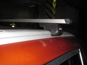 Багажник для Opel Mokka на интегрированные рейлинги (пр. Атлант, арт. 8811+8725)