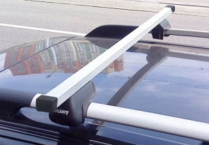 Багажник Атлант для Nissan X-Trail на рейлинги c 2013-  прямоугольный