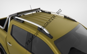 Рейлинги для  Volkswagen Amarok серия Falcon серебристые