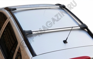 Поперечины на рейлинги для Volkswagen Caddy Maxi серые в распор