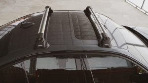 Багажник для Peugeot Bipper в штатные места TURTLE AIR III серый
