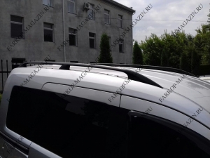 Рейлинги на крышу Renault Dokker черные