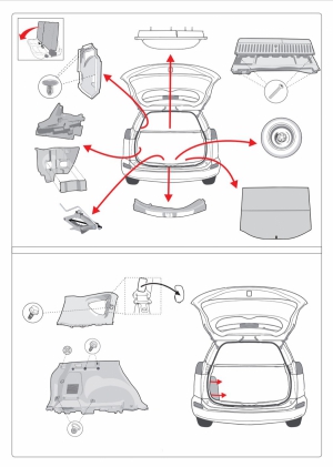 Штатная электрика фаркопа для Toyota RAV 4