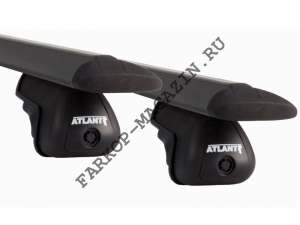 Багажник Атлант для GWM Wingle 7 с рейлингами крыловидный черный