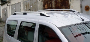 Рейлинги Renault Dokker на крышу серые