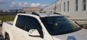 Рейлинги на крышу Toyota Hilux серия Falcon серые
