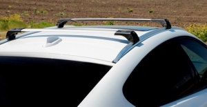 Багажник для рейлингов Lexus NX 200 серый