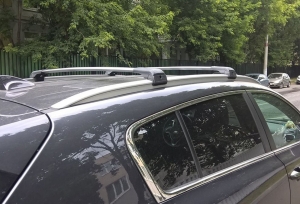 Багажник на интегрированные рейлинги Lexus NX 200 серый
